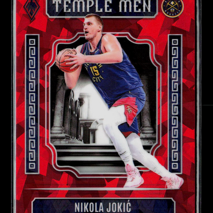 2024 Panini Phoenix Temple Men Nikola Jokic #15 Red Ice