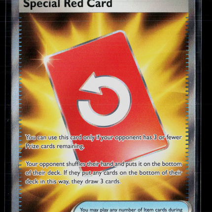 Pokemon 2026 Chaos Rising Special Red Card UR FA #113/86