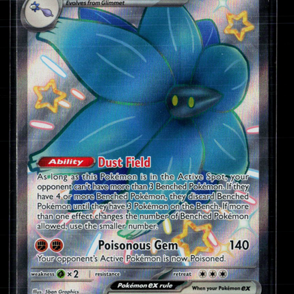 Pokemon 2024 Paldean Fates Glimmora EX UR FA SSR #218/91
