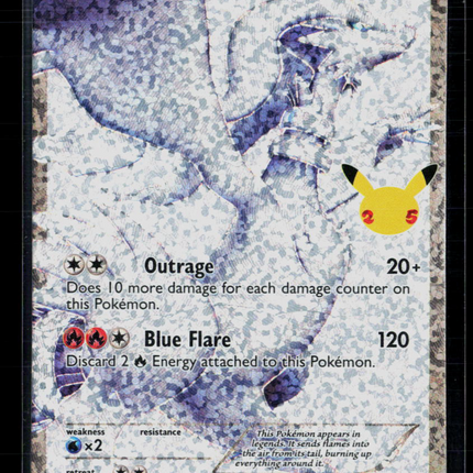 Pokemon 2021 Celebrations Reshiram FA #113/114