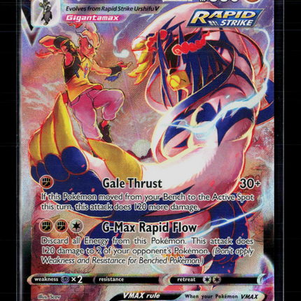 Pokemon 2022 Brilliant Stars Rapid Strike Urshifu VMAX CSR #TG21/TG30