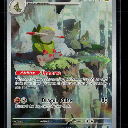 Pokemon 2024 Shrouded Fable Fraxure #77/64