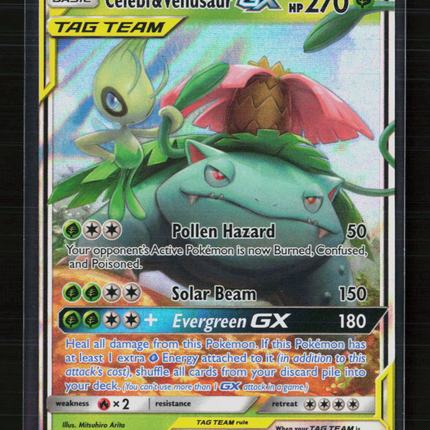 Pokemon 2019 Team Up Celebi & Venusaur GX #1/181