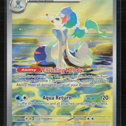 Pokemon 2026 Pitch Black Primarina #88/84