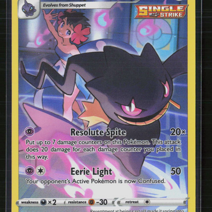 Pokemon 2022 Lost Origin Banette CHR #TG07/TG30