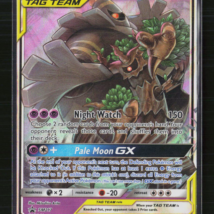 Pokemon Sun & Moon Promos Trevenant & Dusknoir GX #SM217