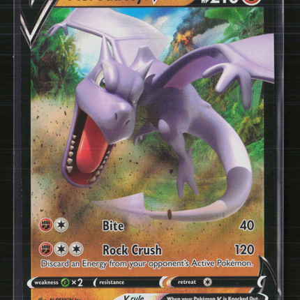 Pokemon 2022 Lost Origin Aerodactyl V #92/196