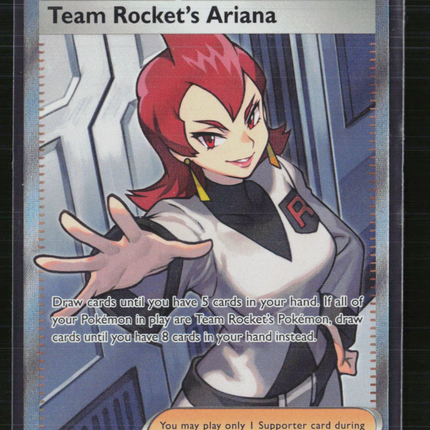 Pokemon 2025 Destined Rivals Team Rocket's Ariana UR FA #224/182