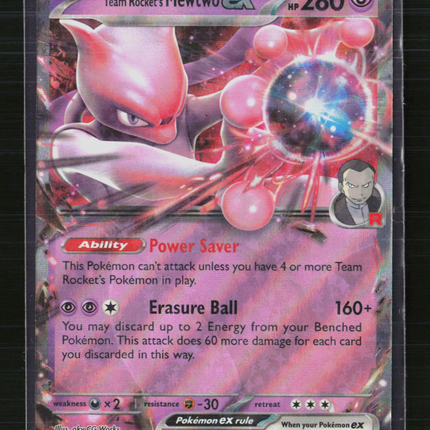 Pokemon 2025 Destined Rivals Team Rocket's Mewtwo EX RR #81/182
