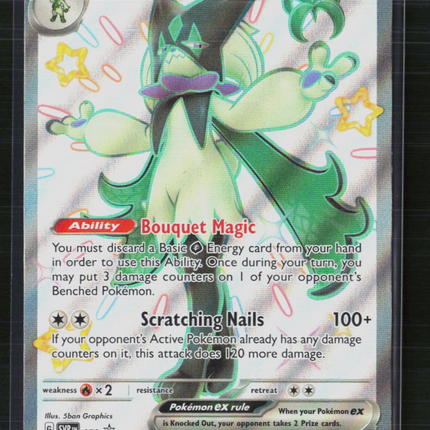 Pokemon Scarlet & Violet Meowscarada EX FA #SVP EN 078