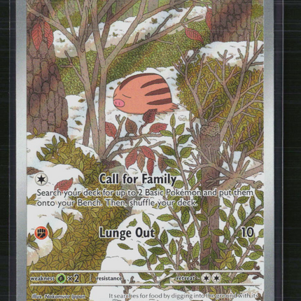 Pokemon 2025 Journey Together Swinub #165/159