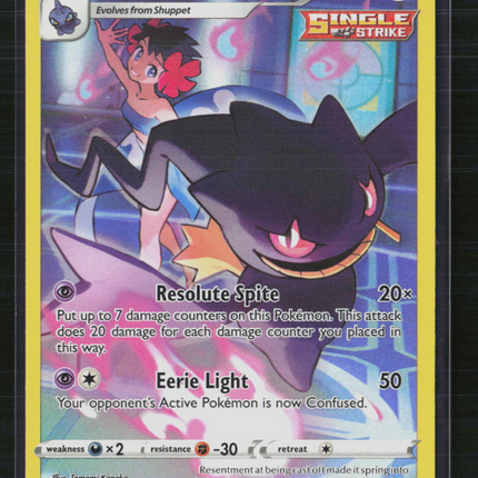 Pokemon 2022 Lost Origin Banette CHR #TG07/TG30