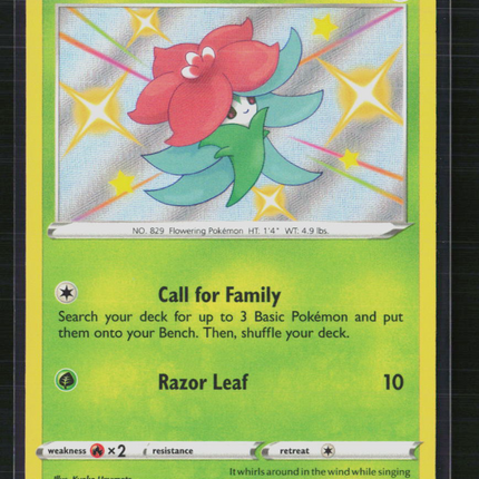 Pokemon 2021 Shining Fates Gossifleur #SV010/SV122