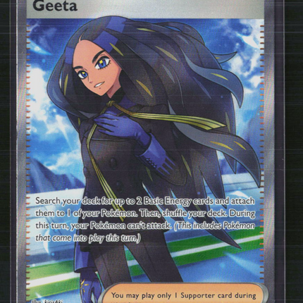 Pokemon 2023 Obsidian Flames Geeta UR FA #218/197