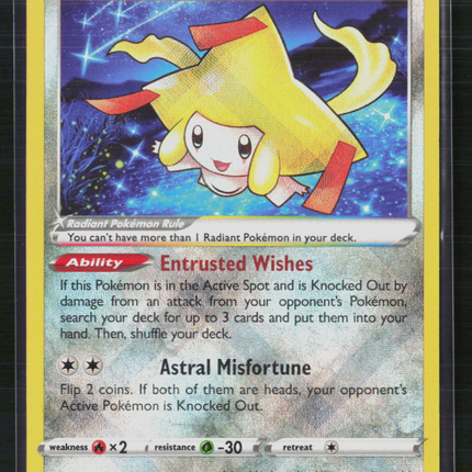 Pokemon 2022 Lost Origin Radiant Jirachi #120/195