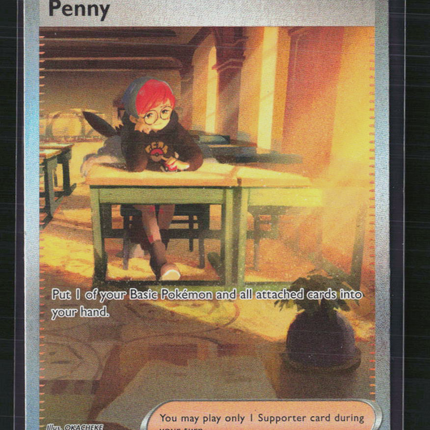 Pokemon 2023 Scarlet & Violet Penny FA SAR #252/198