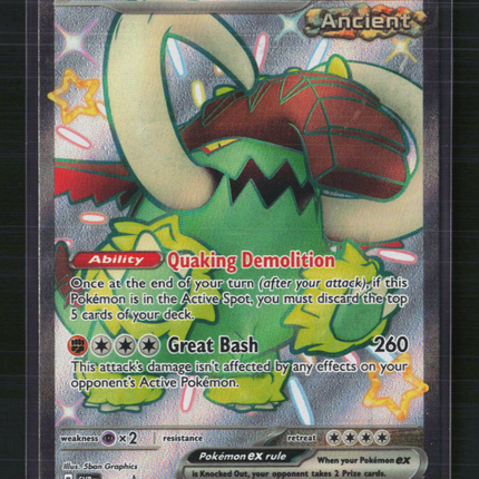Pokemon Scarlet & Violet Great Tusk EX FA #SVP EN 072