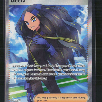 Pokemon 2023 Obsidian Flames Geeta SR FA #218/197