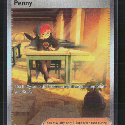 Pokemon 2023 Scarlet & Violet Penny FA SAR #252/198