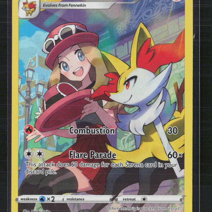 Pokemon 2022 Silver Tempest Braixen CHR #TG01/TG30