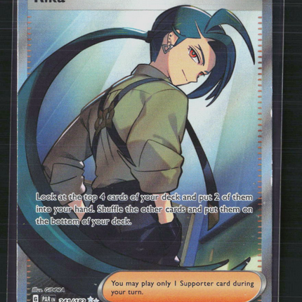 Pokemon 2023 Paradox Rift Rika UR FA #241/182