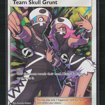 Pokemon 2017 Sun & Moon Team Skull Grunt FA #149/149