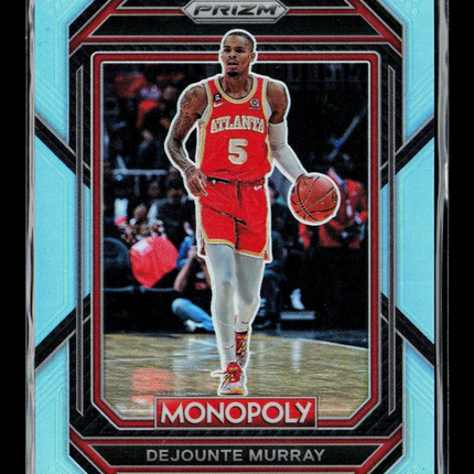 2023 Panini Prizm Monopoly Dejounte Murray #2 Light Blue 109/199