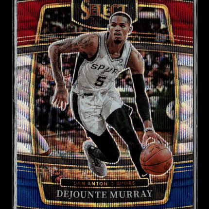 2022 Panini Select Dejounte Murray #43 Red Blue Prizm