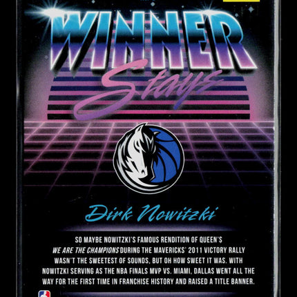 2018 Panini Donruss Winner Stays Dirk Nowitzki #3