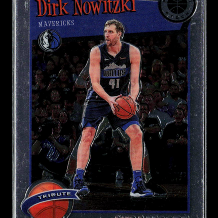 2020 Panini Hoops Premium Stock Dirk Nowitzki #282 Tribute