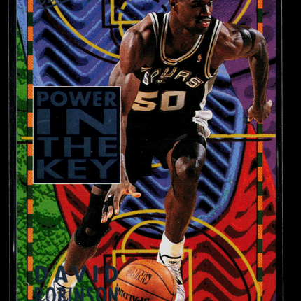 1995 Fleer Ultra Power in the Key David Robinson #8 of 10