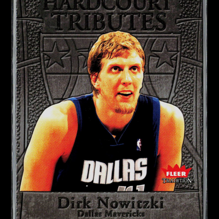 2004 Fleer Tradition Hardcourt Tributes Dirk Nowitzki #16 of 20 HT