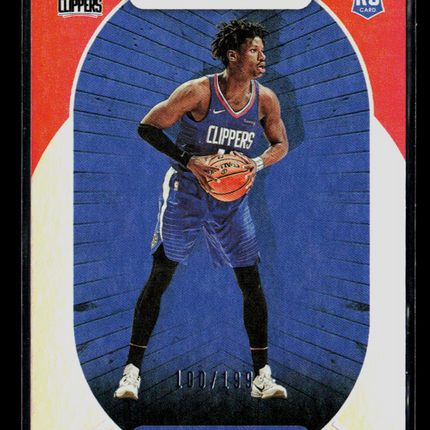 2020 Panini NBA Hoops Daniel Oturu #203 RC 100/199