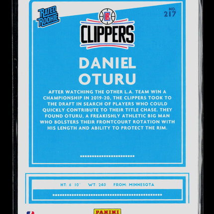 2020 Donruss Daniel Oturu #217