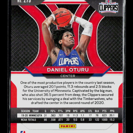 2021 Panini Prizm Daniel Oturu #279 RC Silver