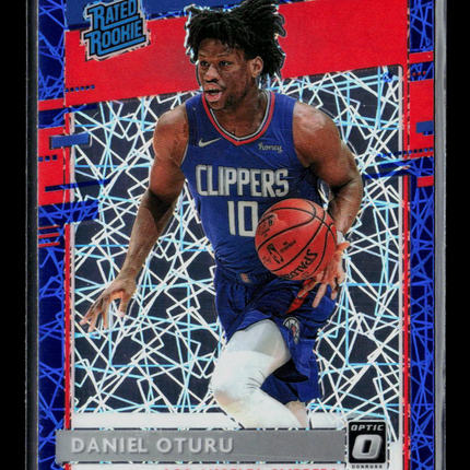 2021 Panini Donruss Optic Daniel Oturu #183 Blue Velocity