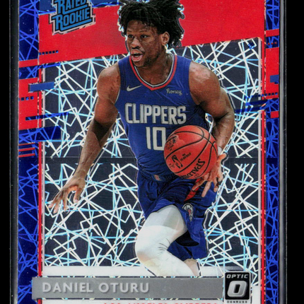 2021 Panini Donruss Optic Daniel Oturu #183 Blue Velocity