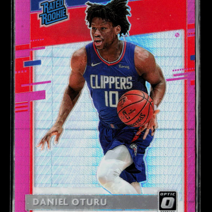 2021 Panini Donruss Optic Daniel Oturu #183 Pink