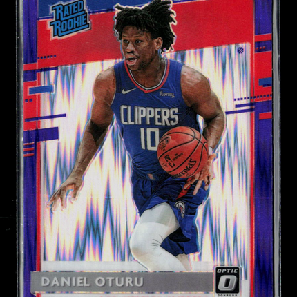 2021 Panini Donruss Optic Daniel Oturu #183 Purple Shock