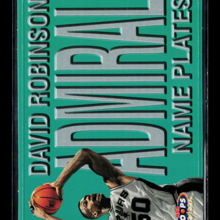 1999 Hoops SkyBox Name Plates David Robinson #9 NP