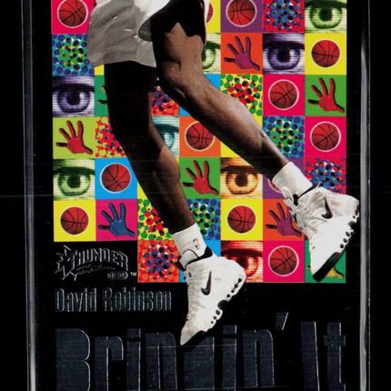 1998 SkyBox Thunder Bringin' It David Robinson #9 BI