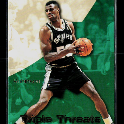 1996 SkyBox Premium Triple Threats David Robinson #TT6