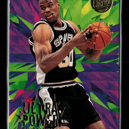 1995 Fleer Ultra Ultra Power David Robinson #10 Gold Medallion