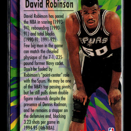 1995 Fleer Ultra Ultra Power David Robinson #10 Gold Medallion