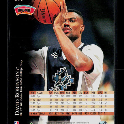 1995 Upper Deck David Robinson #310