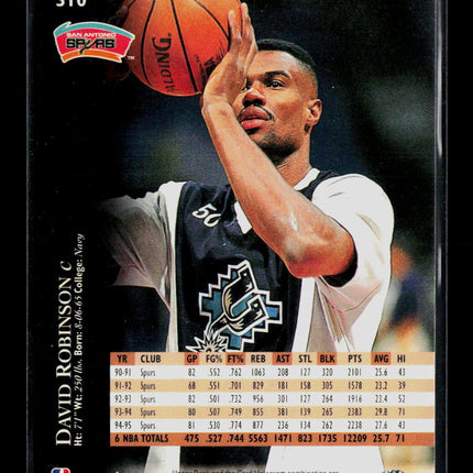 1995 Upper Deck David Robinson #310 Electric Court