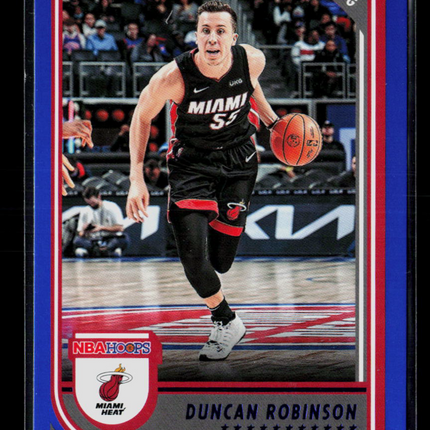 2022 Panini NBA Hoops Duncan Robinson #98 Blue