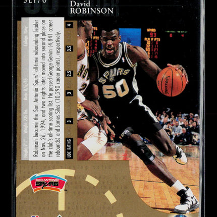 1995 Upper Deck Special Edition David Robinson #SE170