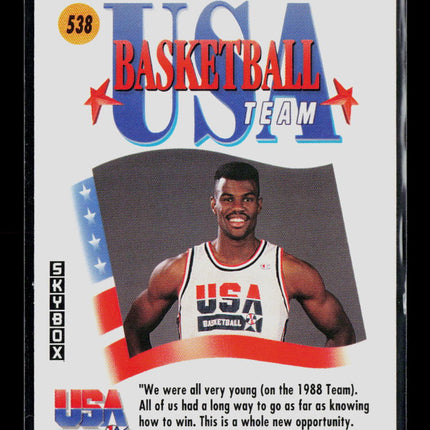 1992 SkyBox USA Basketball David Robinson #538