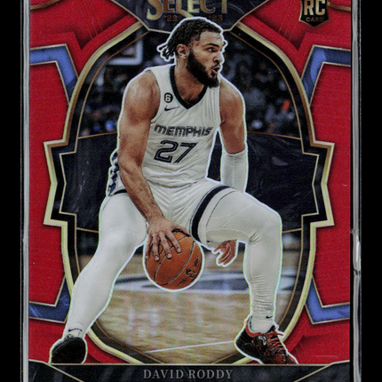 2023 Panini Select David Roddy #78 Red Prizm 189/199